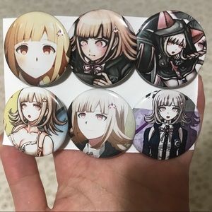 Danganronpa Chiaki Nanami Pinback Bu…